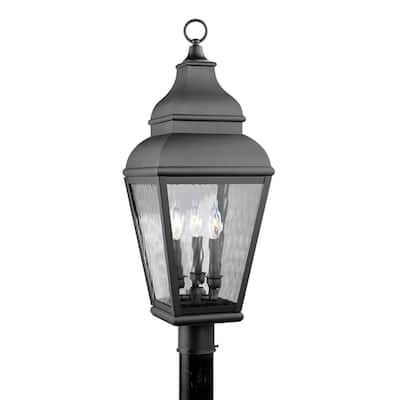 Livex Lighting Exeter 3 Light 28-1/4" High Outdoor Post Light