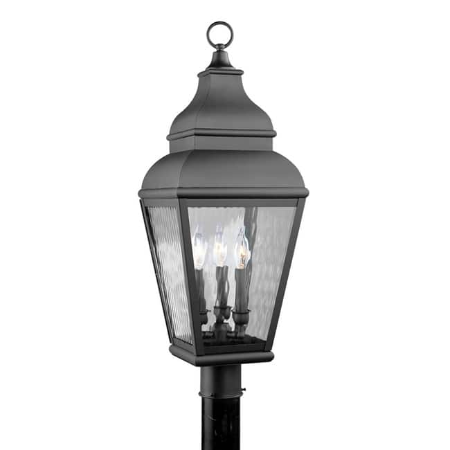 Livex Lighting Exeter 3 Light 28-1/4" High Outdoor Post Light