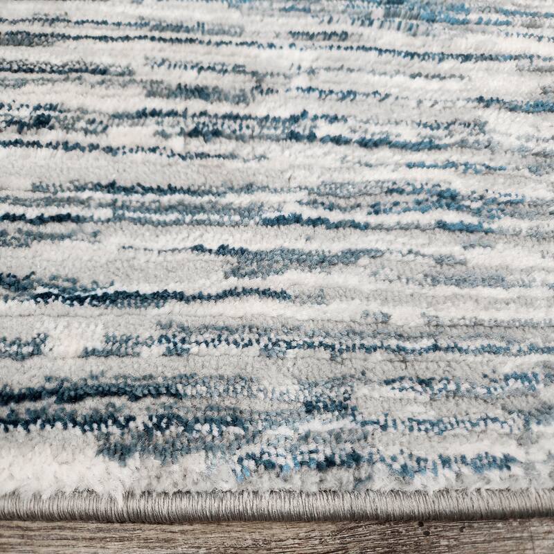 Admire Home Living Sognatore 1228 Transitional Striated Area Rug
