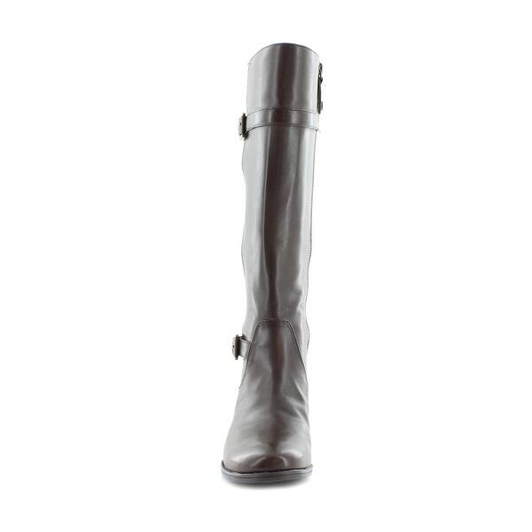 Shop Isaac Mizrahi Live Abby Women S Boots Dark Brown 5 Free