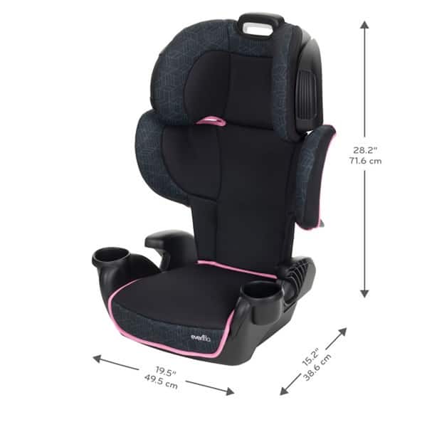 dimension image slide 1 of 2, GoTime LX Booster Car Seat