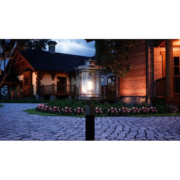 mid century modern outdoor post light