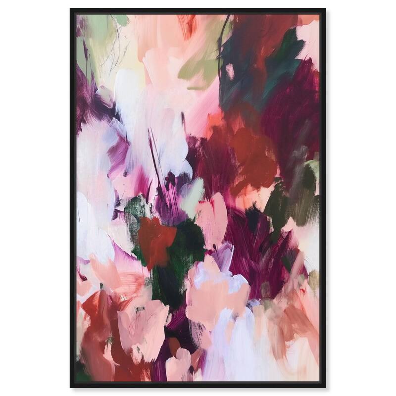 Adelas Garden I Canvas by Art Remedy - Black - 24" x 36"