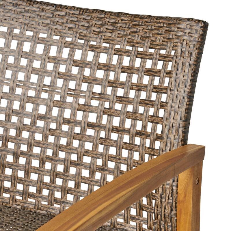 Breakwater Outdoor 5-piece Club Chairs and Fire Pit Set by Christopher Knight Home