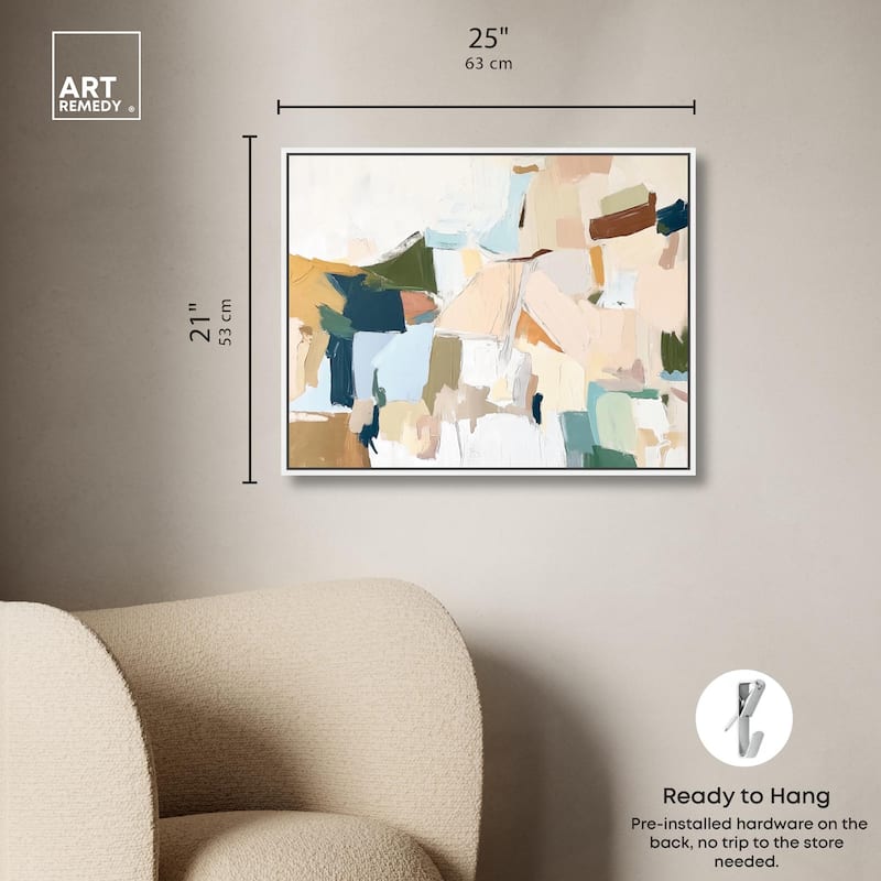 Pastel Mixture Canvas by Art Remedy