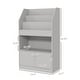 preview thumbnail 14 of 12, Kids Bookcase with 3 Shelves, 1 Storage Compartment and 1 Cabinet