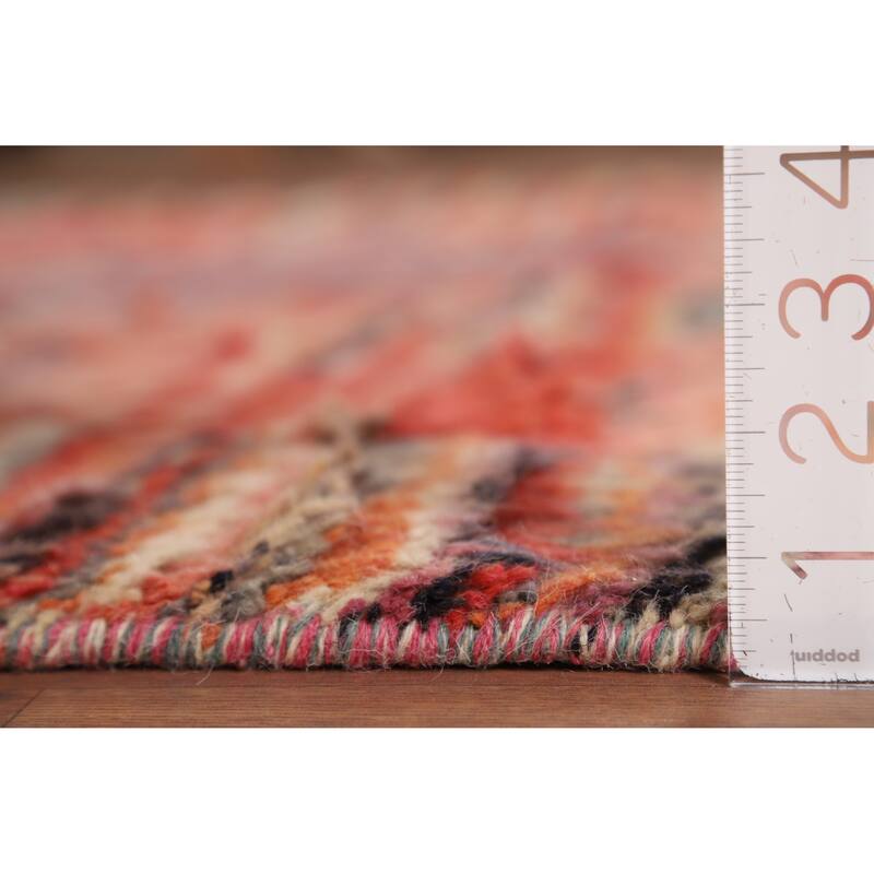 Tribal / Geometric Moroccan Area Rug Hand-Knotted Wool Carpet - 5'6" x 8'6"