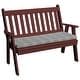 preview thumbnail 14 of 12, Poly 4' Traditional English Garden Bench Cherrywood