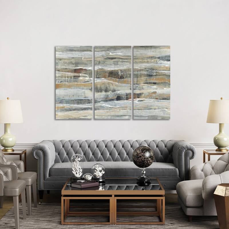 iCanvas "Spring Stream" by Albena Hristova 3-Piece Canvas Wall Art Set