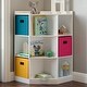preview thumbnail 1 of 10, RiverRidge Kids Corner Playroom Cabinet with 6 Toy Storage Cubbies and 3 Angled Shelves White