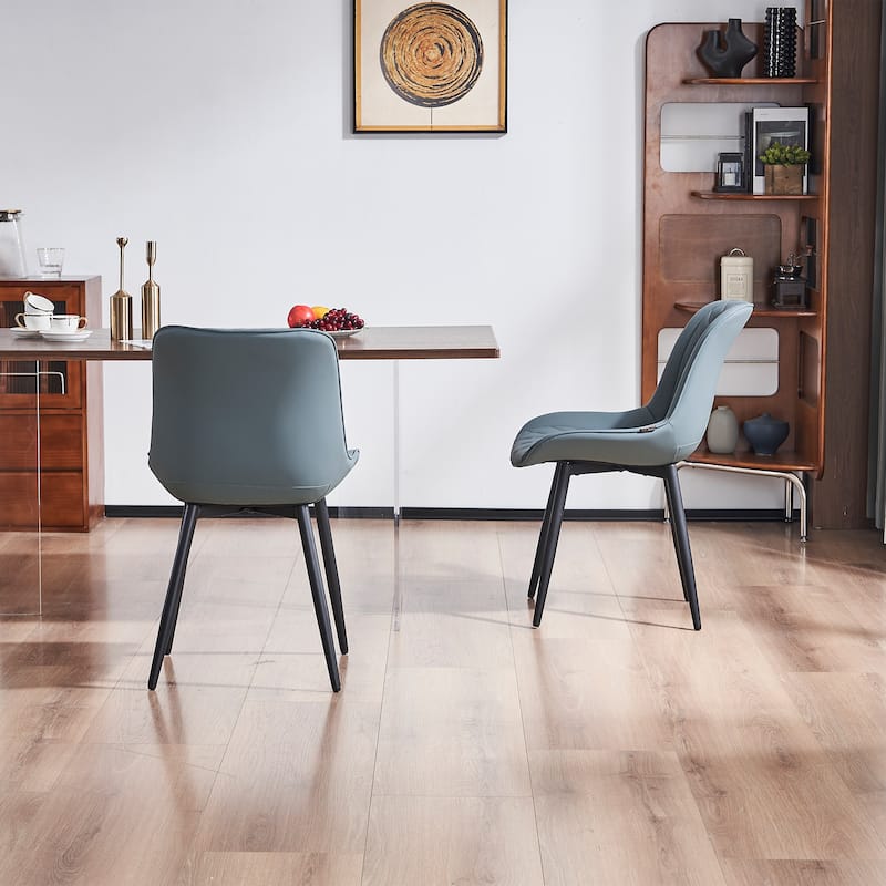 Modern Dining Chairs Set of 2 Upholstered Dining Room Chairs