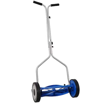 14" Push Reel Lawn Mower with 5-Blade Reel