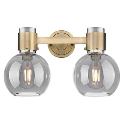 Innovations Lighting 464-2W-G464B-7SM Lawton Sphere 2 Light 16" Wide