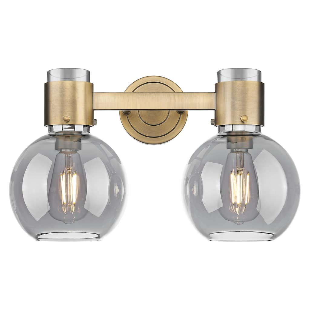 Innovations Lighting 464-2W-G464B-7SM Lawton Sphere 2 Light 16" Wide