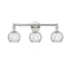 Option Polished Nickel / Clear Water Glass