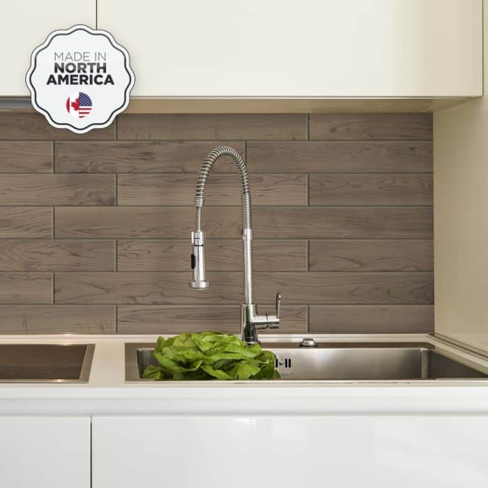 Peel and Stick Backsplash Tile - Smart Tiles Norway Maple XLarge - Kitchen and Bathroom Stick on Tiles