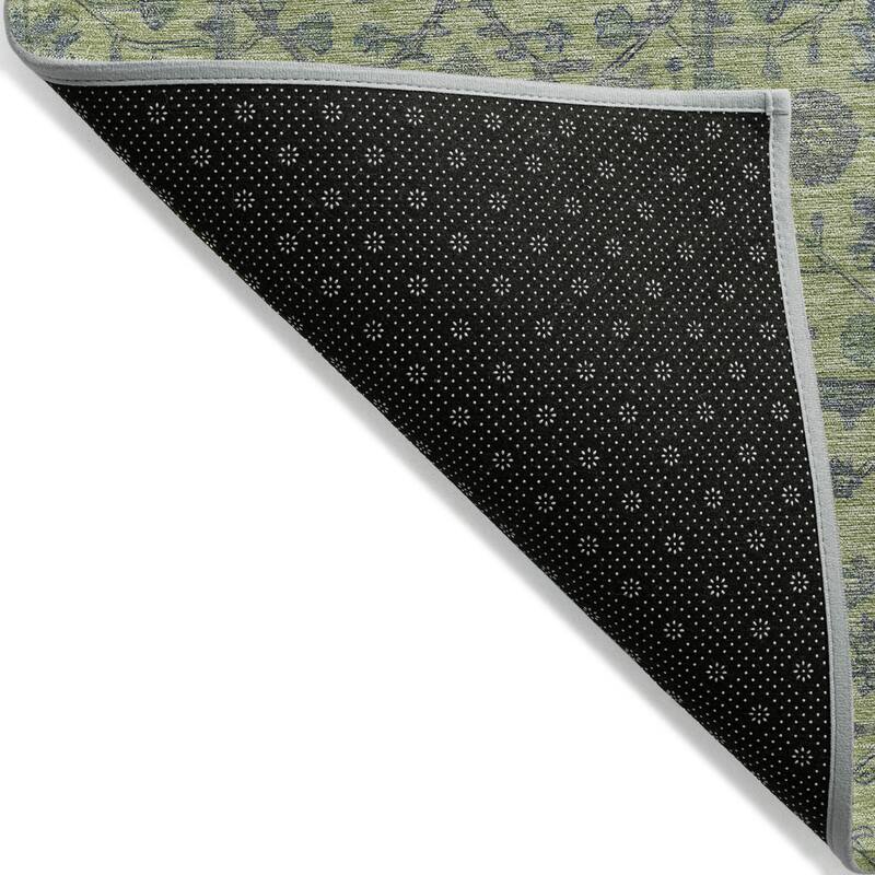 HomeRoots Floral Transitional Rectangle Outdoor Rug