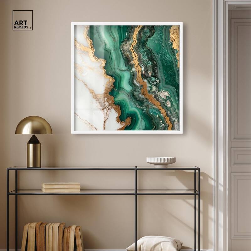 Malachite Majesty Shadowbox by Art Remedy