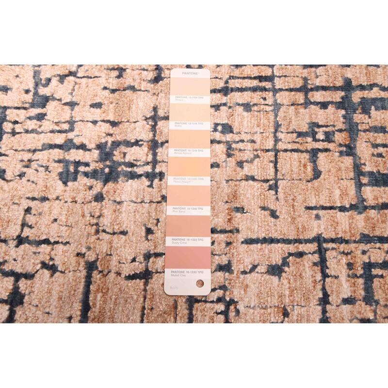 ECARPETGALLERY Hand-knotted Legacy Light Copper Silk, Wool Rug - 2'5 x 9'9