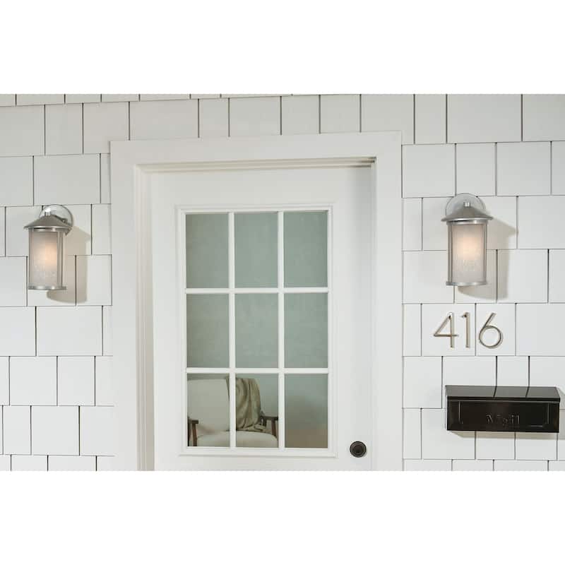 Kichler 59099 Lombard 13" Tall Outdoor Wall Sconce with Satin Etched