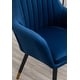 preview thumbnail 12 of 20, Roundhill Furniture Tuchico Contemporary Velvet Upholstered Accent Chair