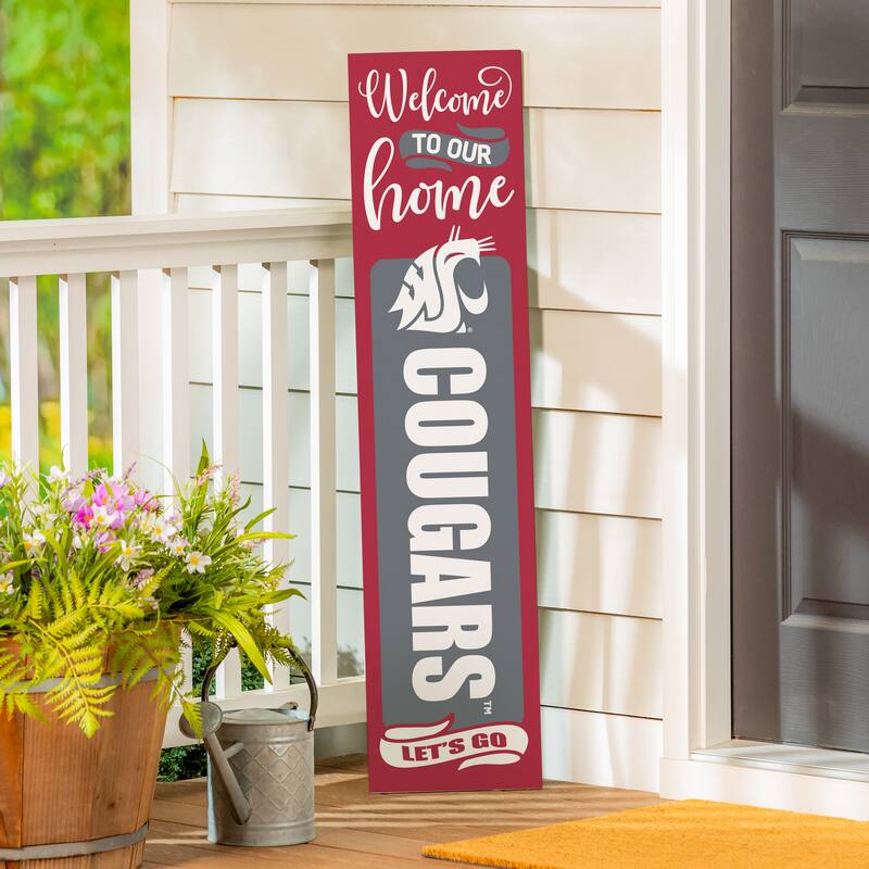 47" Double Sided Seasonal Porch Leaner, Washington State University - 47" x 11.25" - Halloween