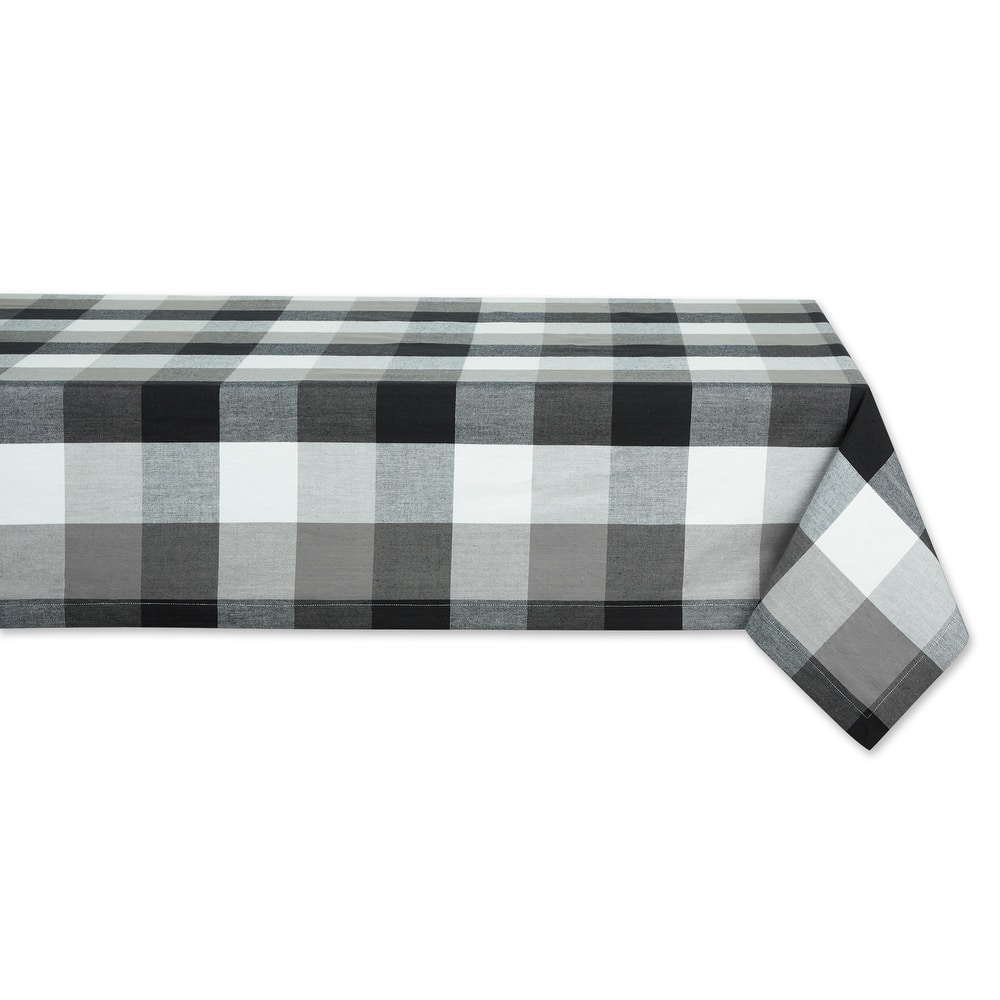 DII Tri Color Check Tablecloth
