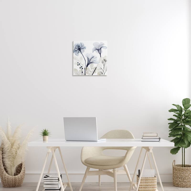 Stupell Sophisticated Minimal Flowers Canvas Wall Art Design By Albert Koetsier