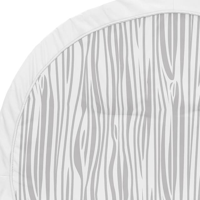 Grey Woodland Collection Boy Baby Tummy Time Playmat - Gray and White Wood Grain for the Rustic Patch Collection