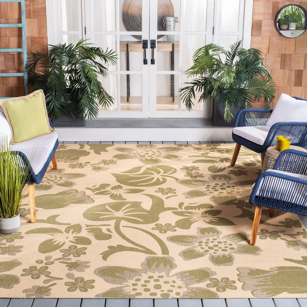 SAFAVIEH Courtyard Lavona Indoor/ Outdoor Waterproof Patio Backyard Rug
