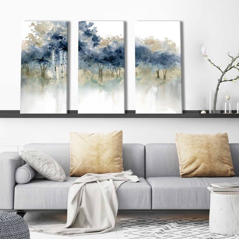 "Waters Edge I" by Carol Robinson 3 Piece Set on Canvas