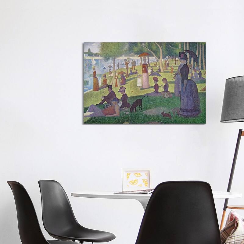 iCanvas "Sunday Afternoon on the Island of La Grande Jatte, 1884-86 " by Georges Seurat Canvas Print - 26x40x1.5