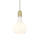 Option Brushed Brass / Matte White