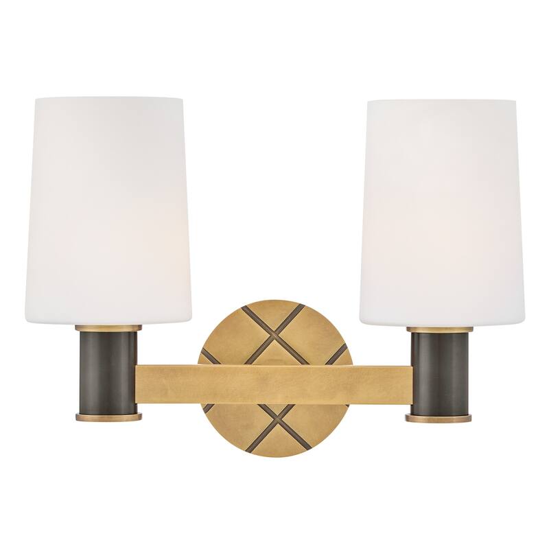 Hinkley Lighting 51372-BX Declan 2 Light 15" Wide Vanity Light with