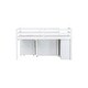 preview thumbnail 19 of 18, White Rubber Wood Loft Bed with Drawer and Pulling -Out Desk,Twin Size