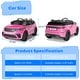 preview thumbnail 4 of 5, Ride On Car Licensed Land Rover w/Parent Remote Control Pink