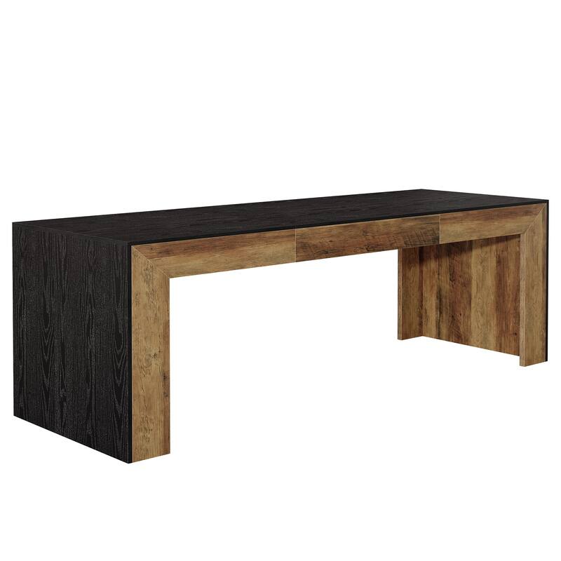 78.7" Dining Table, Wood Kitchen Table, Living/Dining Room Accent Dinner Table Gathering Table