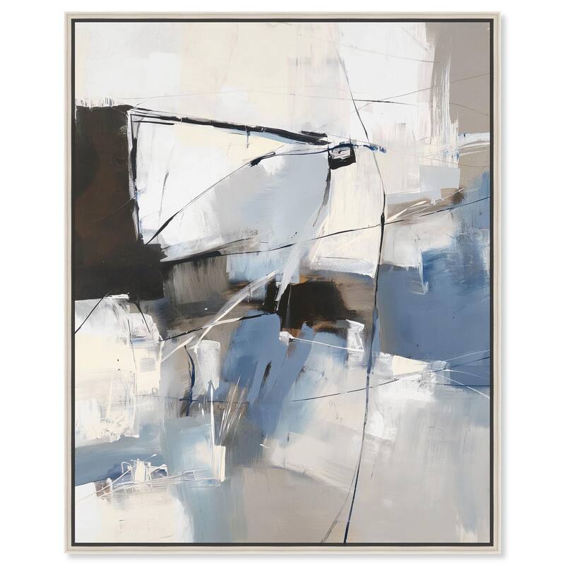 Glimpse of Infinity III Canvas by Art Remedy - Silver - 16" x 20"