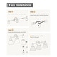 preview thumbnail 5 of 5, 3/5/6-Light Modern Bathroom Vanity Light