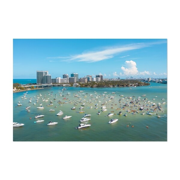 Shop Haulover Sandbar Miami Beach Florida Unframed Wall ...