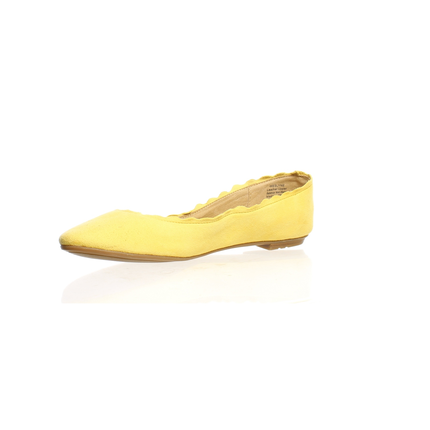 yellow ballet flats