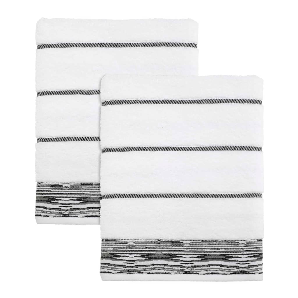 Nicole Miller Sydney 2-Pack Bath Towel Set - Bath Towel 2pk Set
