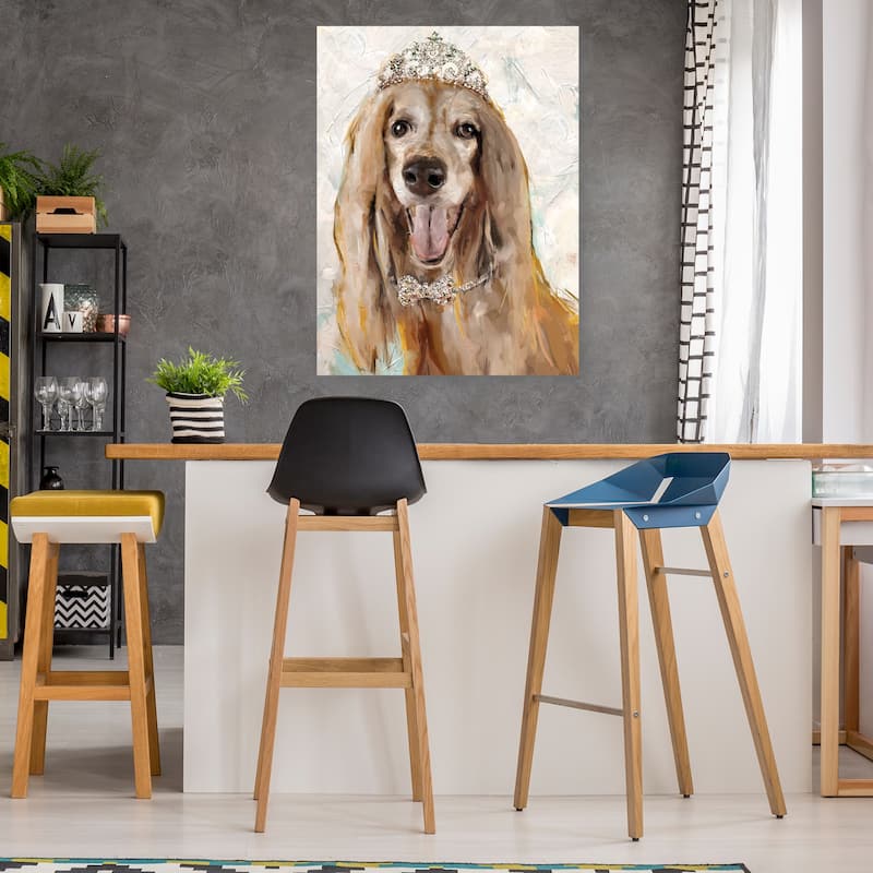 Doggie Divas IV By Studio Arts Canvas Art Print