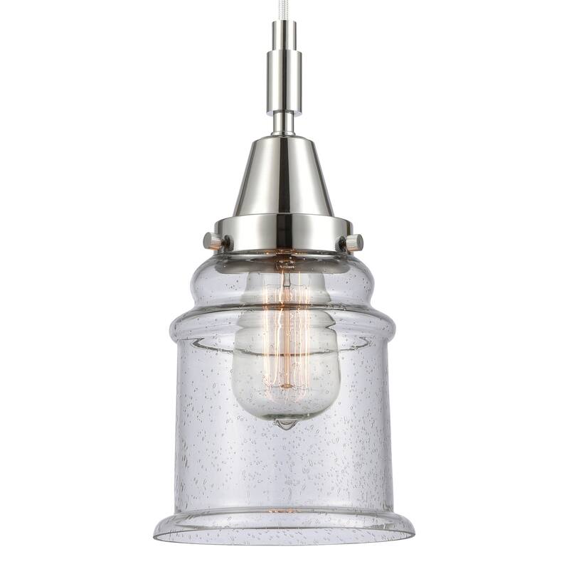 Innovations Lighting 447-1P-G184 Canton 6" Wide Mini Pendant with - Polished Chrome