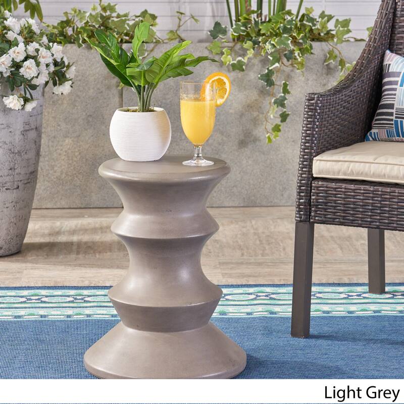 Eureka Outdoor Side Table, by Christopher Knight Home