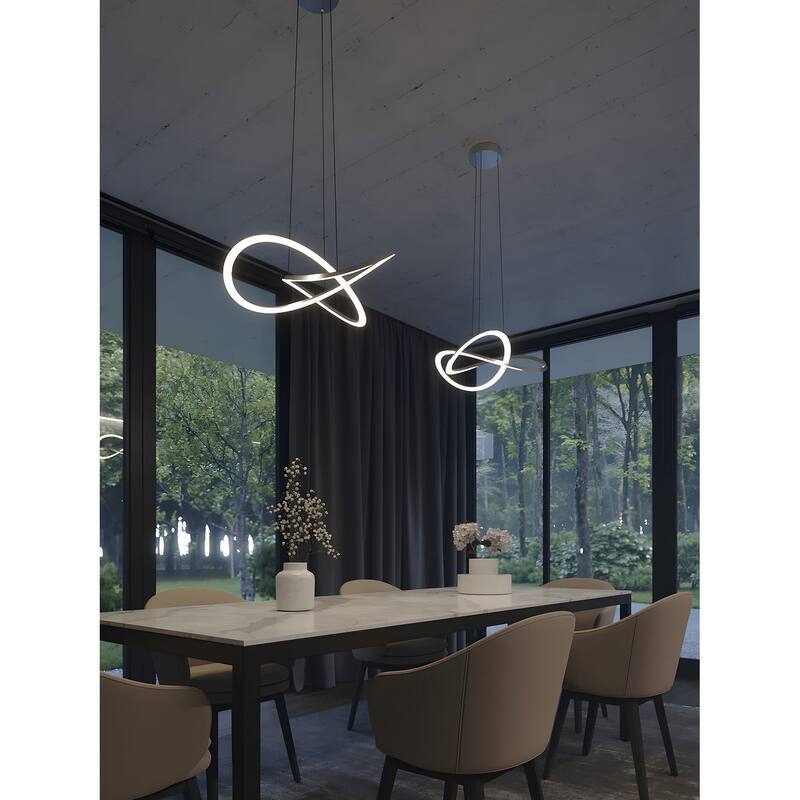 AFX CLSP24LAJUD Celeste 24" Wide Suspension Pendant