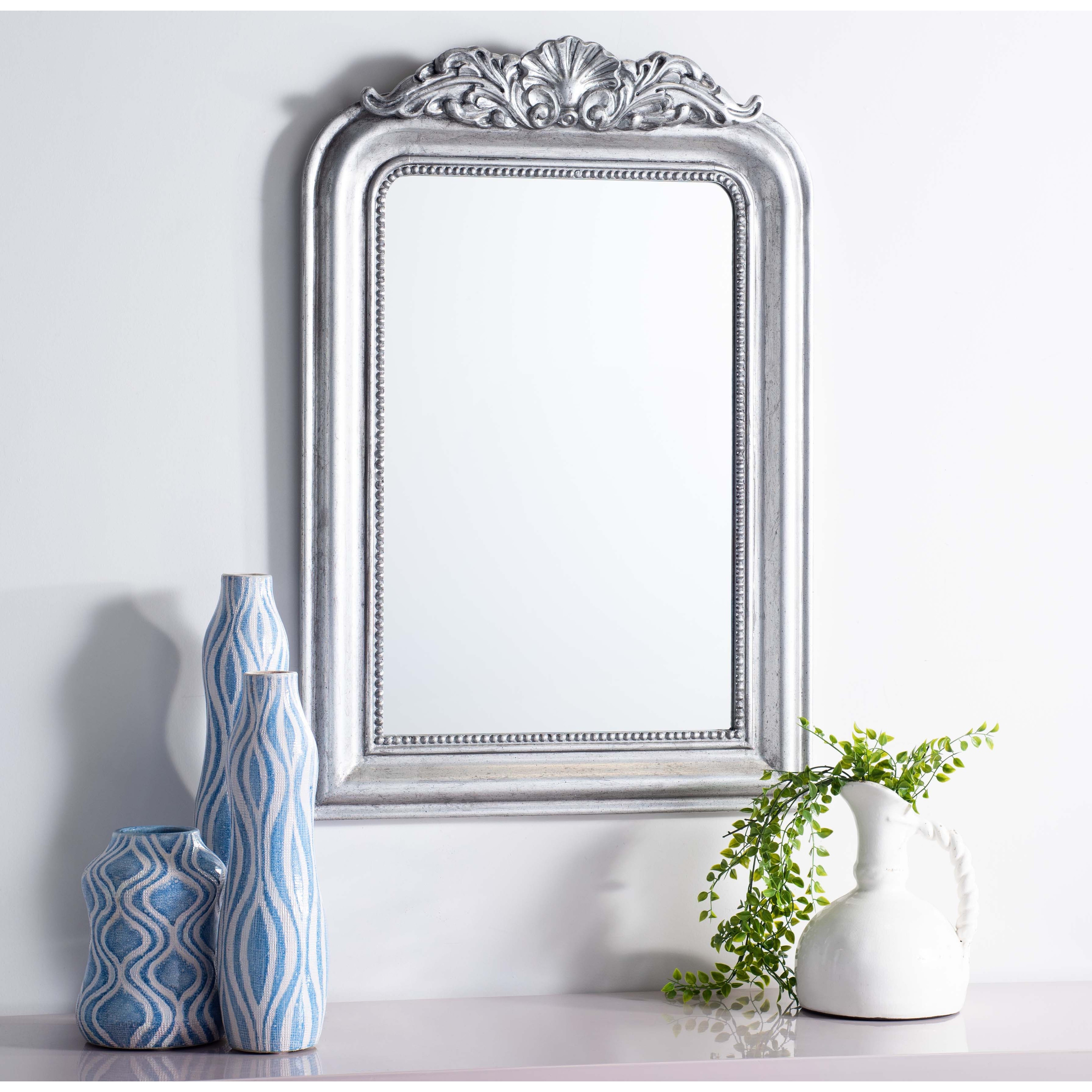 SAFAVIEH Destiney Traditional Rectangular Mirror, 24 x 36-Inch