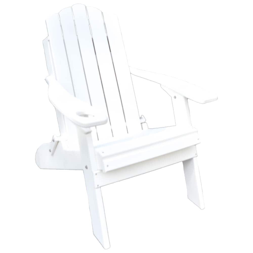 Country Classics Collection Poly Lumber Folding Adirondack Chair
