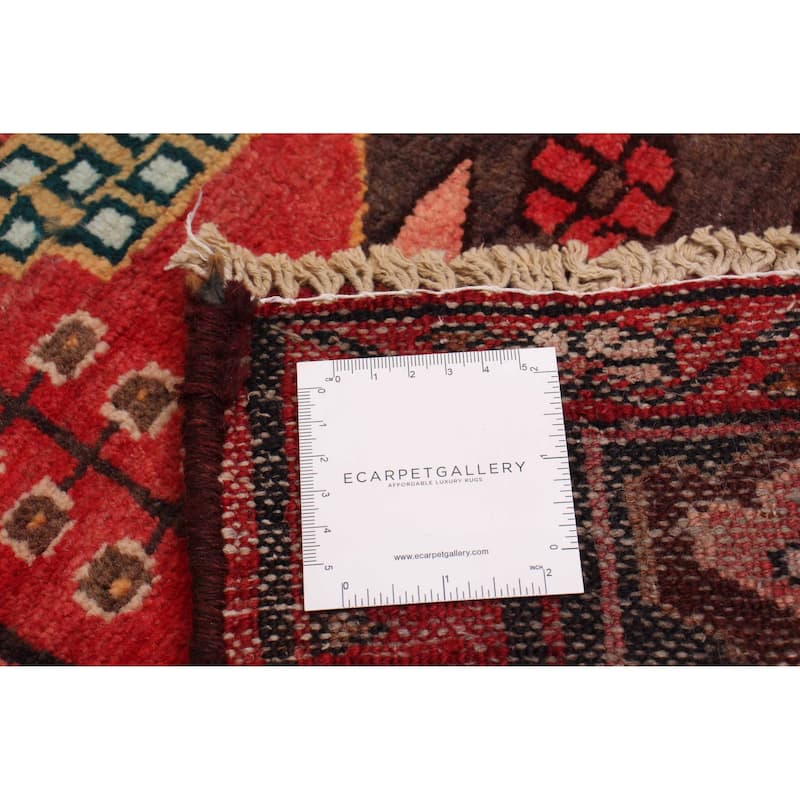 ECARPETGALLERY Hand-knotted Anadol Red Wool Rug - 3'6 x 10'0