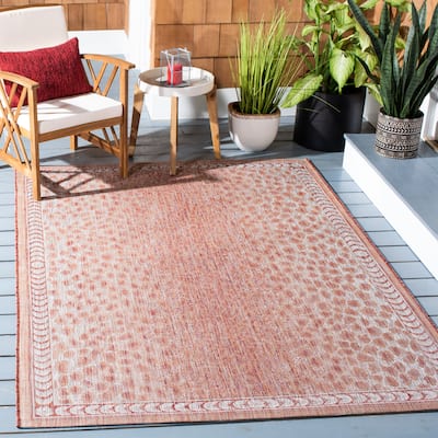 SAFAVIEH Courtyard Muire Indoor/ Outdoor Waterproof Patio Backyard Rug